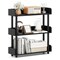 Industrial 3-Tier Bookshelf with Anti-Tipping Kit and Open Storage Shelves